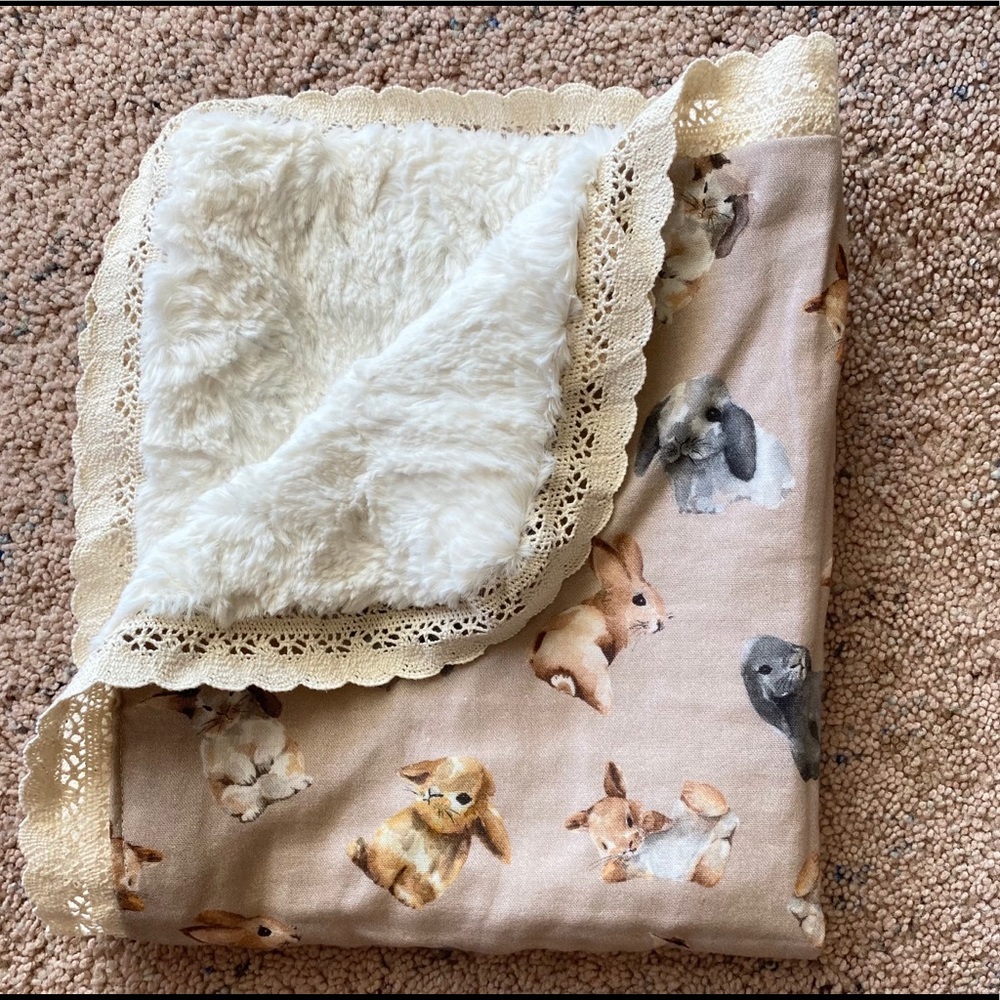 Mini blanket, minky blanket